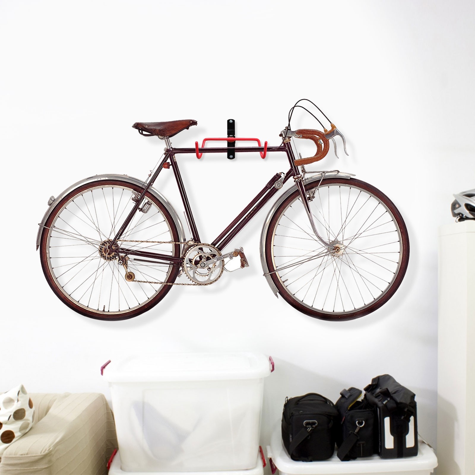 hook to hang bike on wall