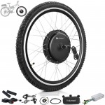 Voilamart 2000W 27.5" Electric Bicycle Conversion Kit Ebike Motor Cycling Hub Front Wheel (Thumb Throttle)