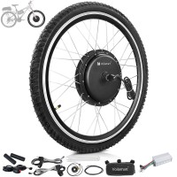 Voilamart 1500W 29" Electric Bicycle Conversion Kit Ebike Motor Cycling Hub Front Wheel (Thumb Throttle)