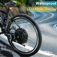 Voilamart Waterproof 1000W Ebike 26" Rear Wheel Electric Bicycle LCD Motor Conversion Kit